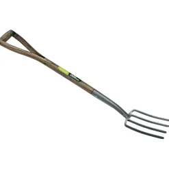 Young Gardener Digging Fork with Ash Handle