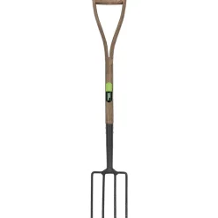 Young Gardener Digging Fork with Ash Handle