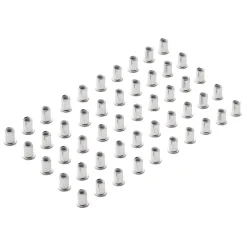 Zinc Plated Threaded Insert Rivet Nuts, M8 x 1.25mm (Pack of 50)