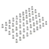 Zinc Plated Threaded Insert Rivet Nuts, M4 x 0.7mm (Pack of 50)