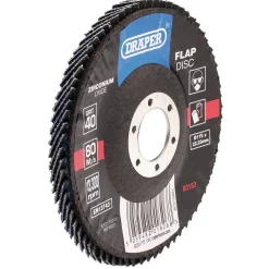 Zirconium Oxide Flap Disc, 115 x 22.23mm, 40 Grit